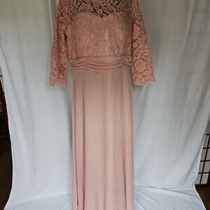 Blush pink formal dress Cindy XL prom wedding mother of the bride‎ bridesmaid